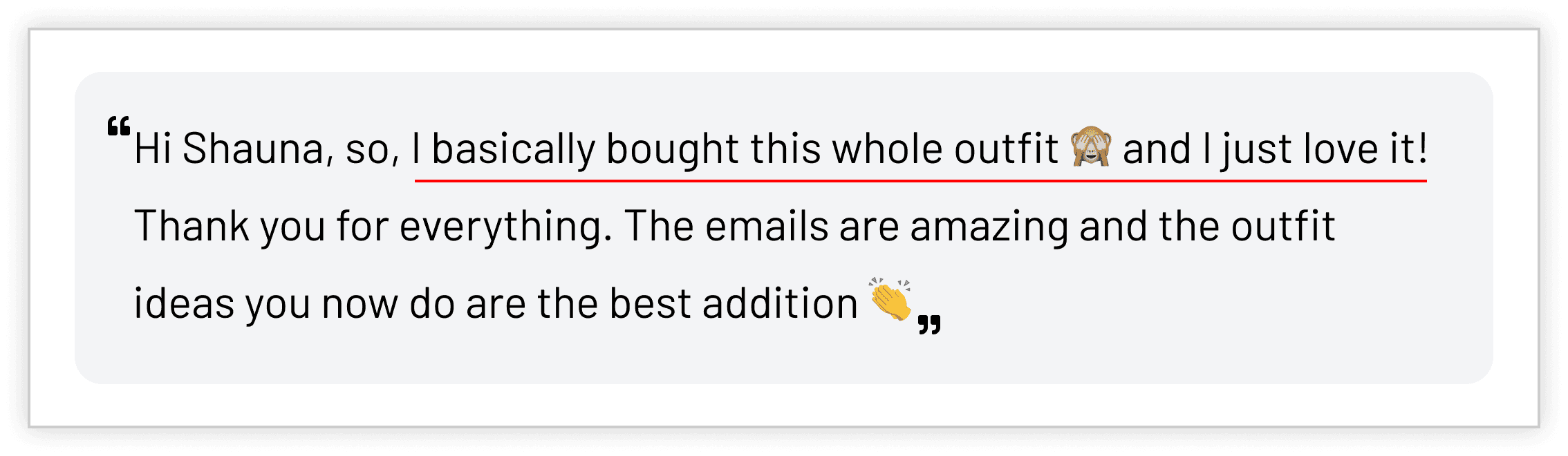 WHAT OUR CUSTOMERS SAY